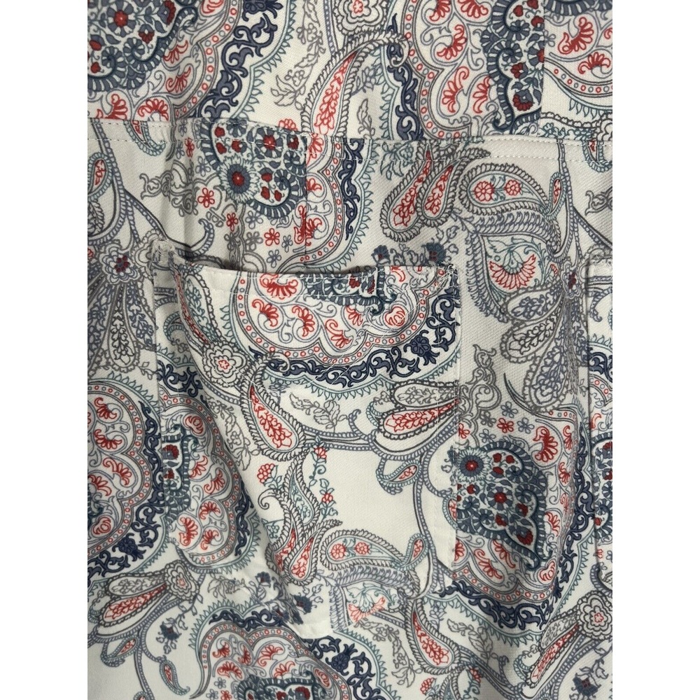 Vintage Tennis Skort Womens Small Paisley Preppy Retro Athletic Skirt Style